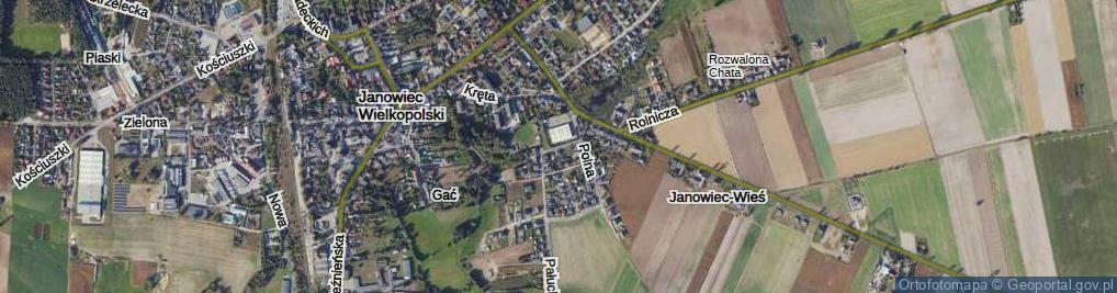 Zdjęcie satelitarne Podmiejska ul.